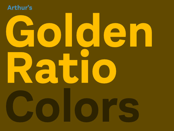 webshop arthur wentzel golden ratio colors