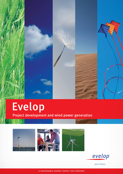 corporate brochure graphic design sustainable energy firm cover